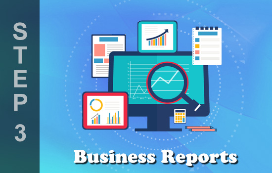 Business Reports generated as per client requirement
